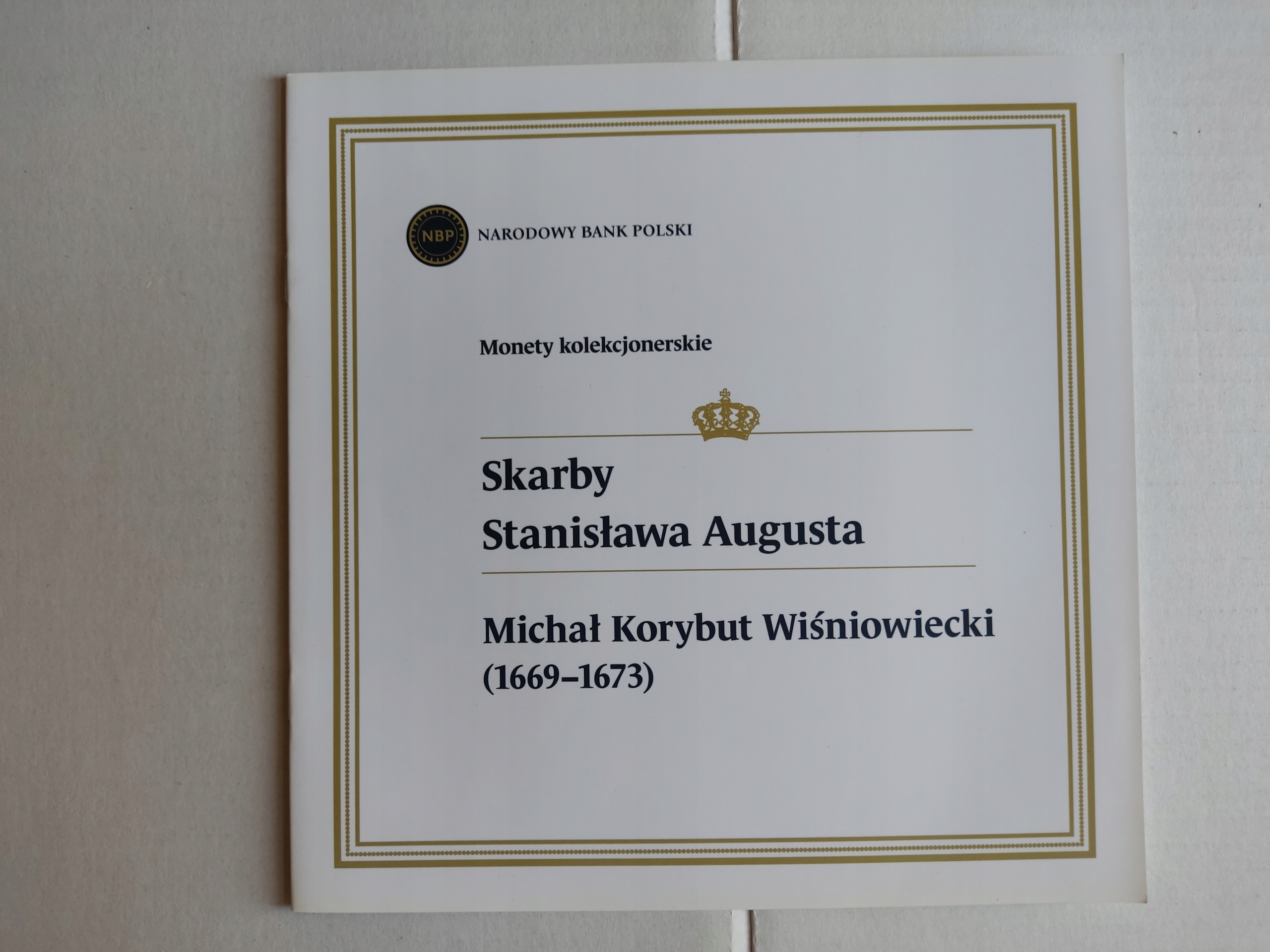 Folder Skarby Stanisława Augusta 