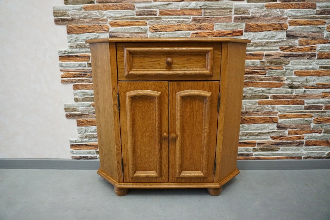 KOMODA DĘBOWA 2 DRZWIOWA SZER. 75 CM p-571 Materiał drewno