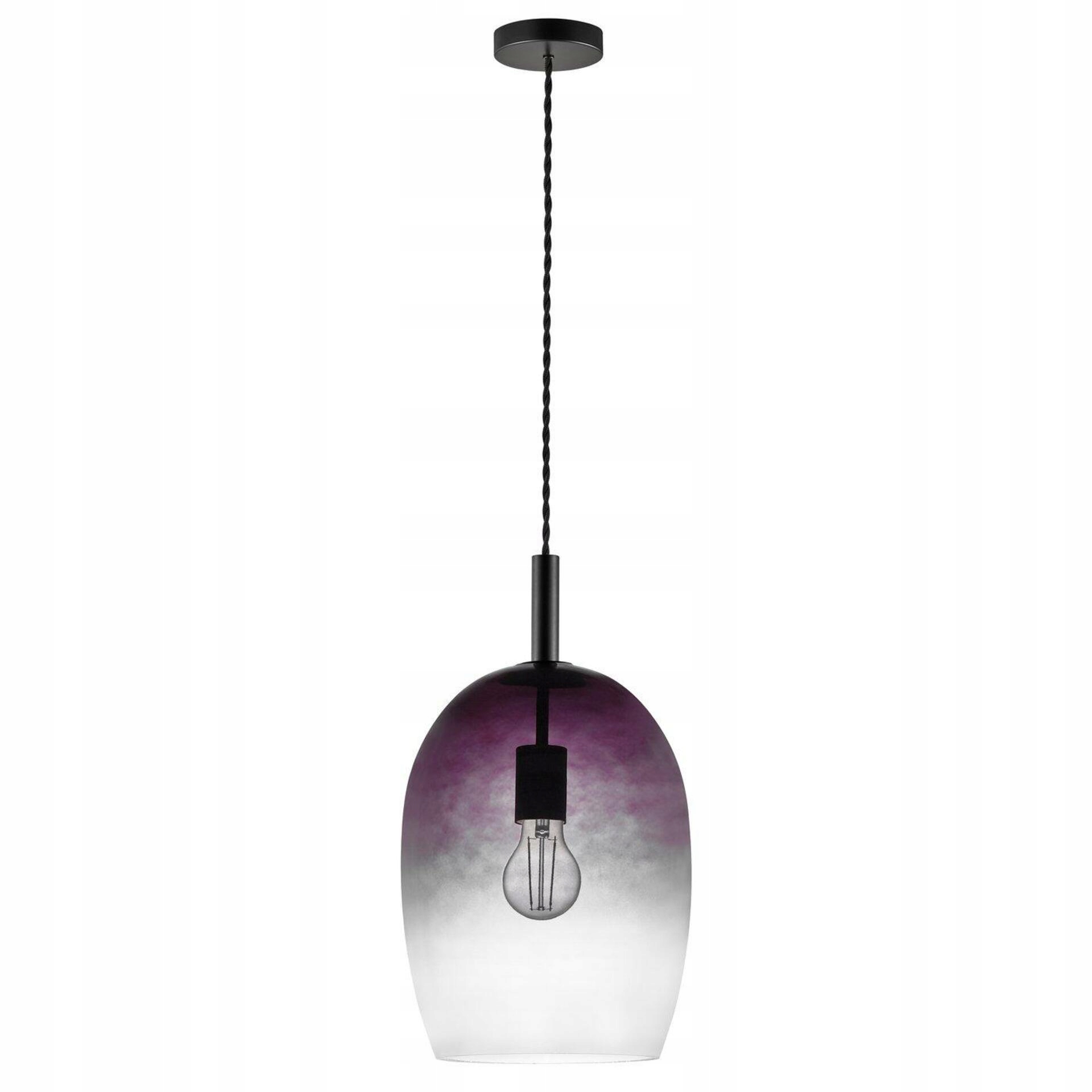 Nordlux Uma 23 závesné svietidlo, šedá, E27, sklo kov, 230mm, IP20