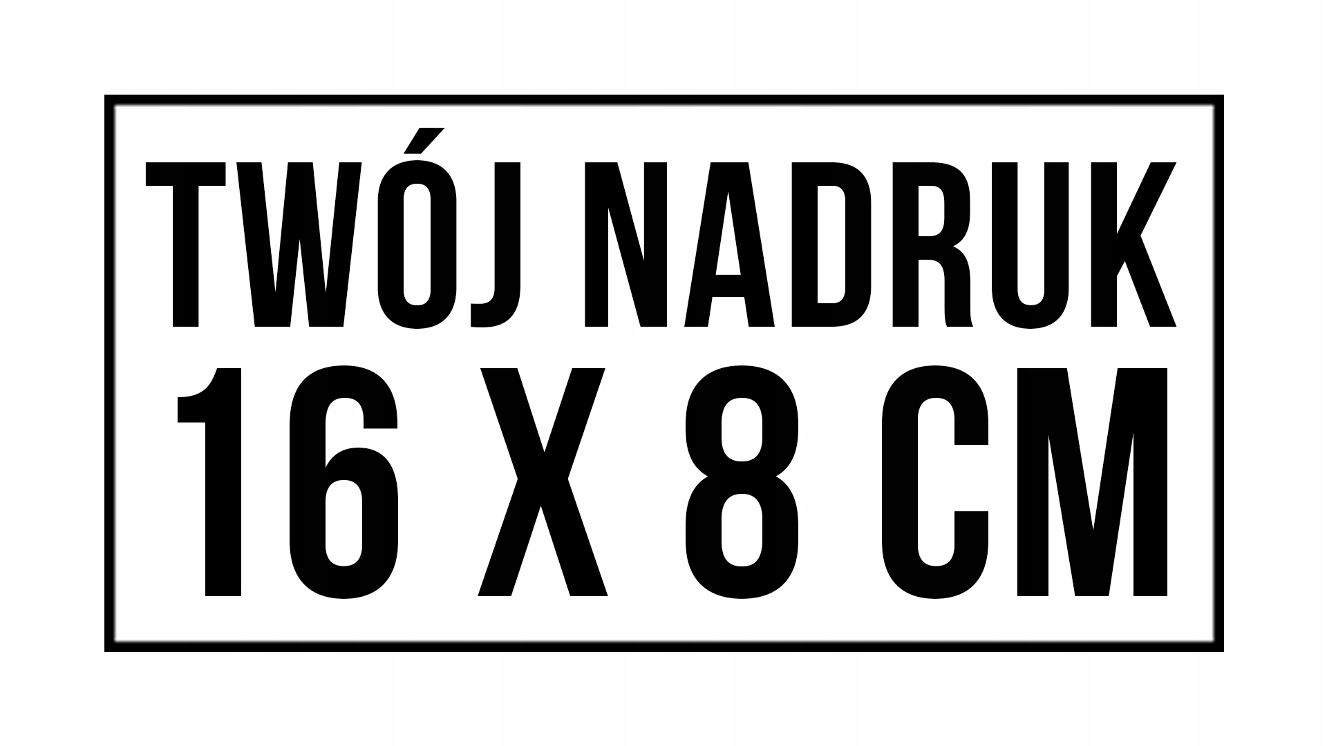 

nadruk flex na koszulkę torbę różne 16x8 cm