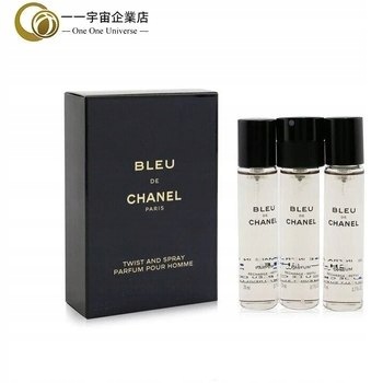 Chanel Parfémovaná voda Bleu de Chanel (3 x 20 ml) 60 ml