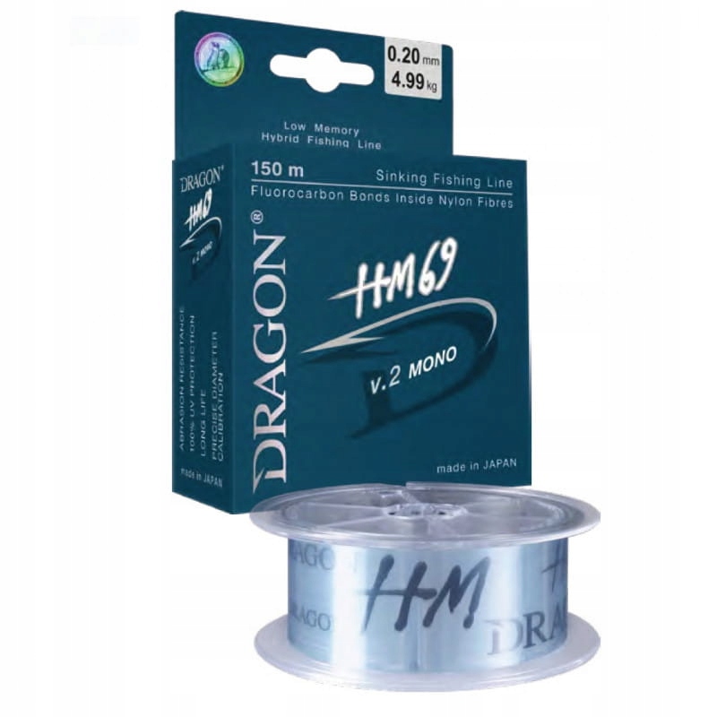 Żyłka Dragon HM69 V.2 Mono 150M 0,141MM 2,71KG