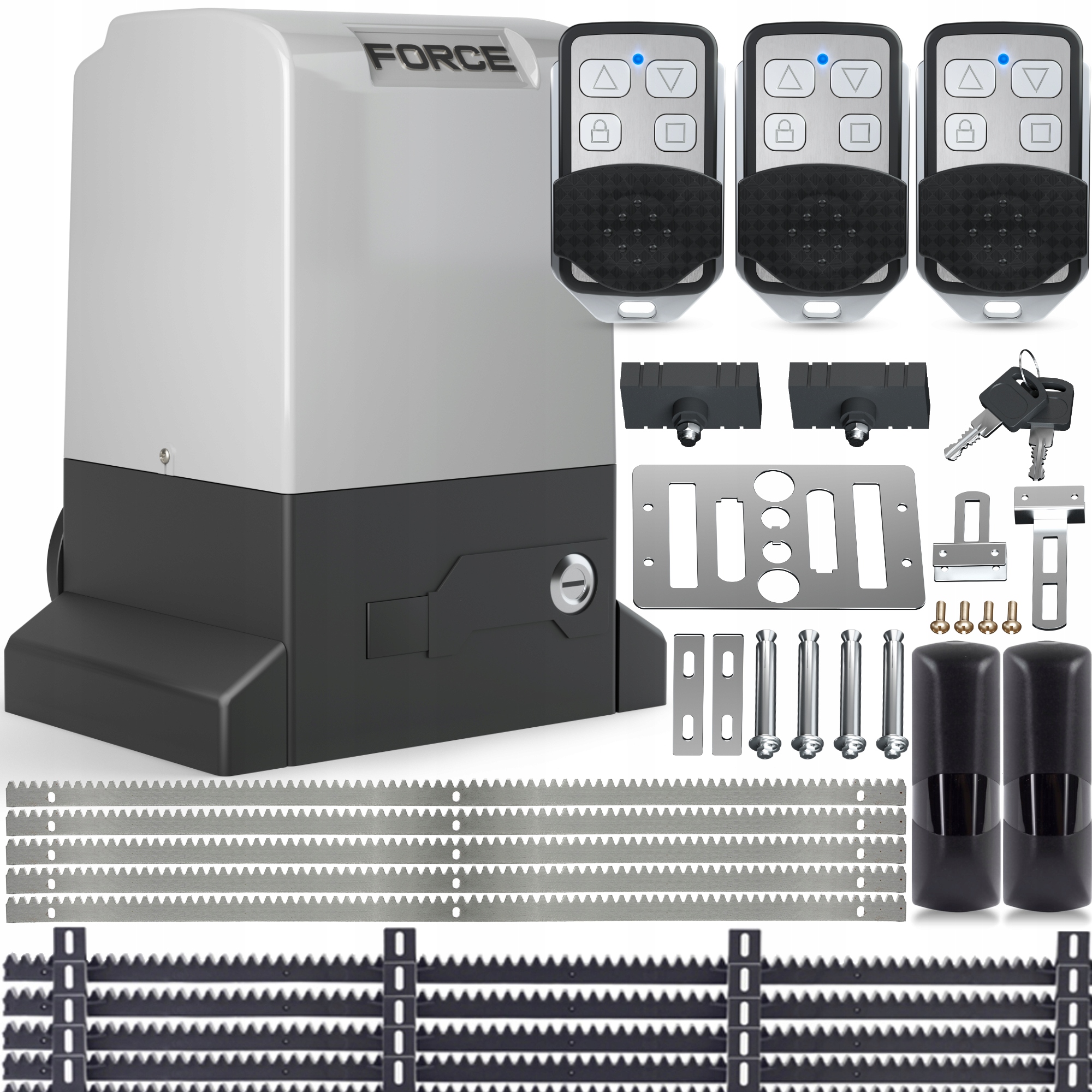 Sada Pro Brány Force 2000 Kg Pohon 3XPILOTY Lišta