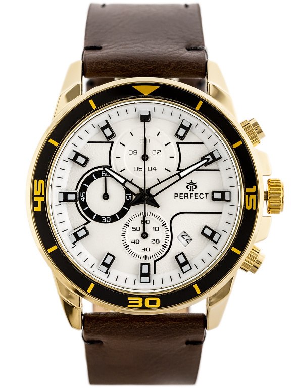 Pánské Hodinky Perfect CH02L Chronograf (zp351b) Box