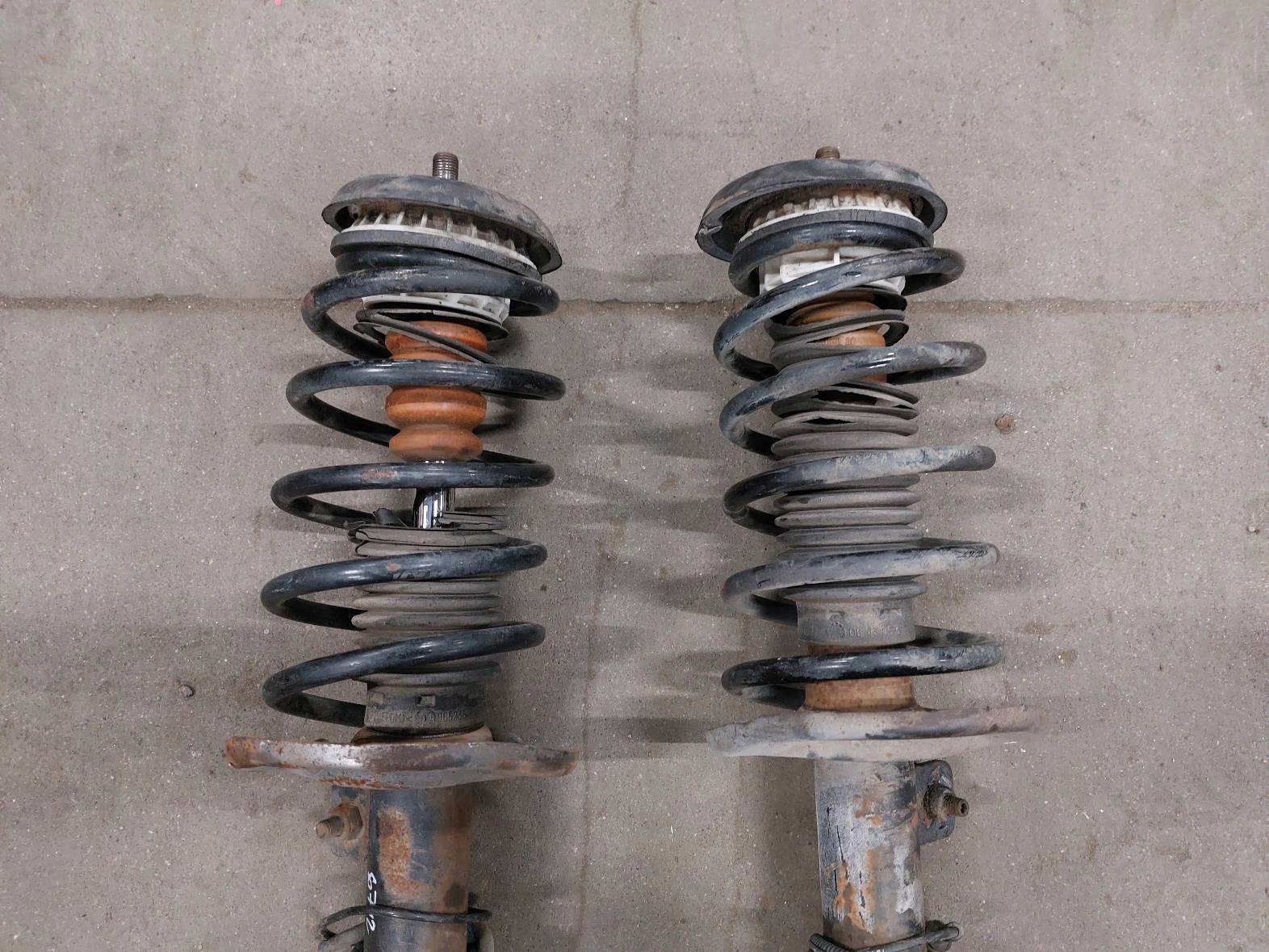 shock absorber spring swing left front + right front PEUGEOT 207 and