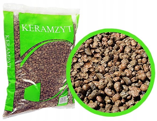 

Keramzyt 8-16mm 5L Grys Drenaż Ziemia Podłoże