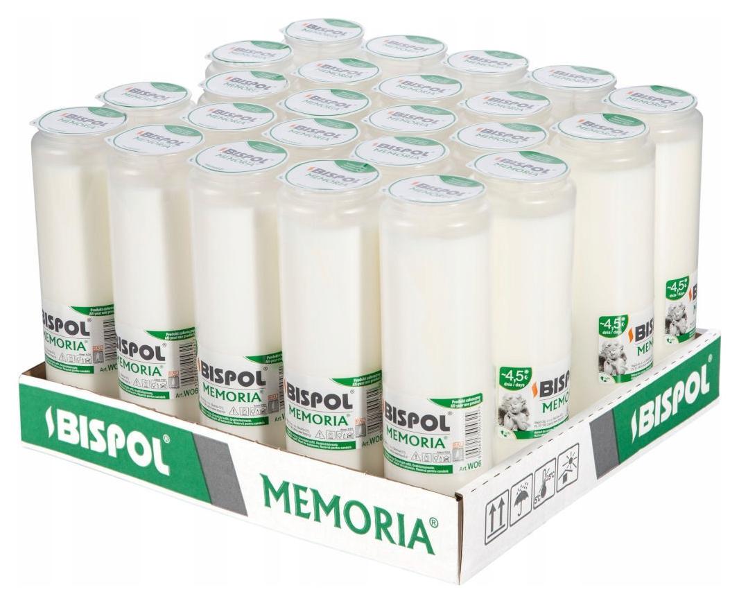 Bispol Olejové do hřbitovních svíček WO6 108H 24ks Ca