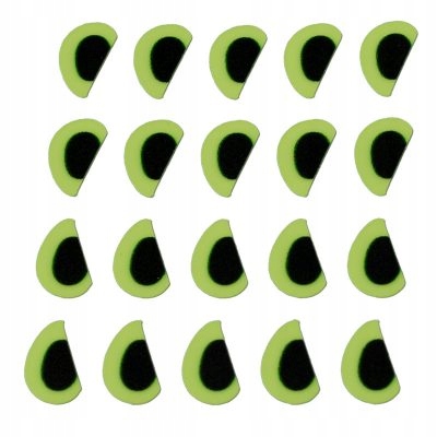 Oczy Pacchiarini Angry Predator Eyes 8mm 500003 Chartreus