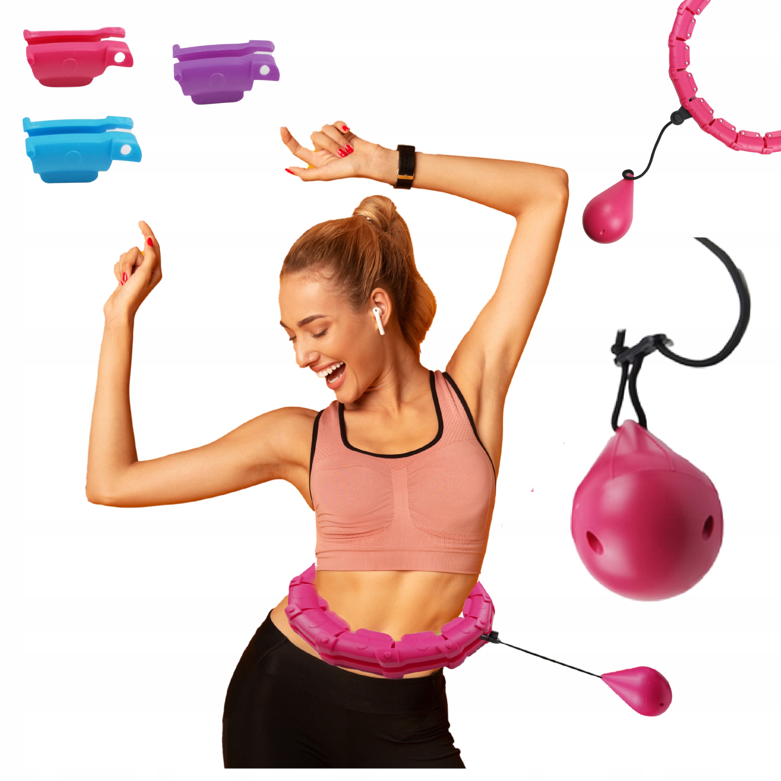 Kula 1szt. do Hula Hop Plus Size Odchudzające z Wypustkami Elementy Pro