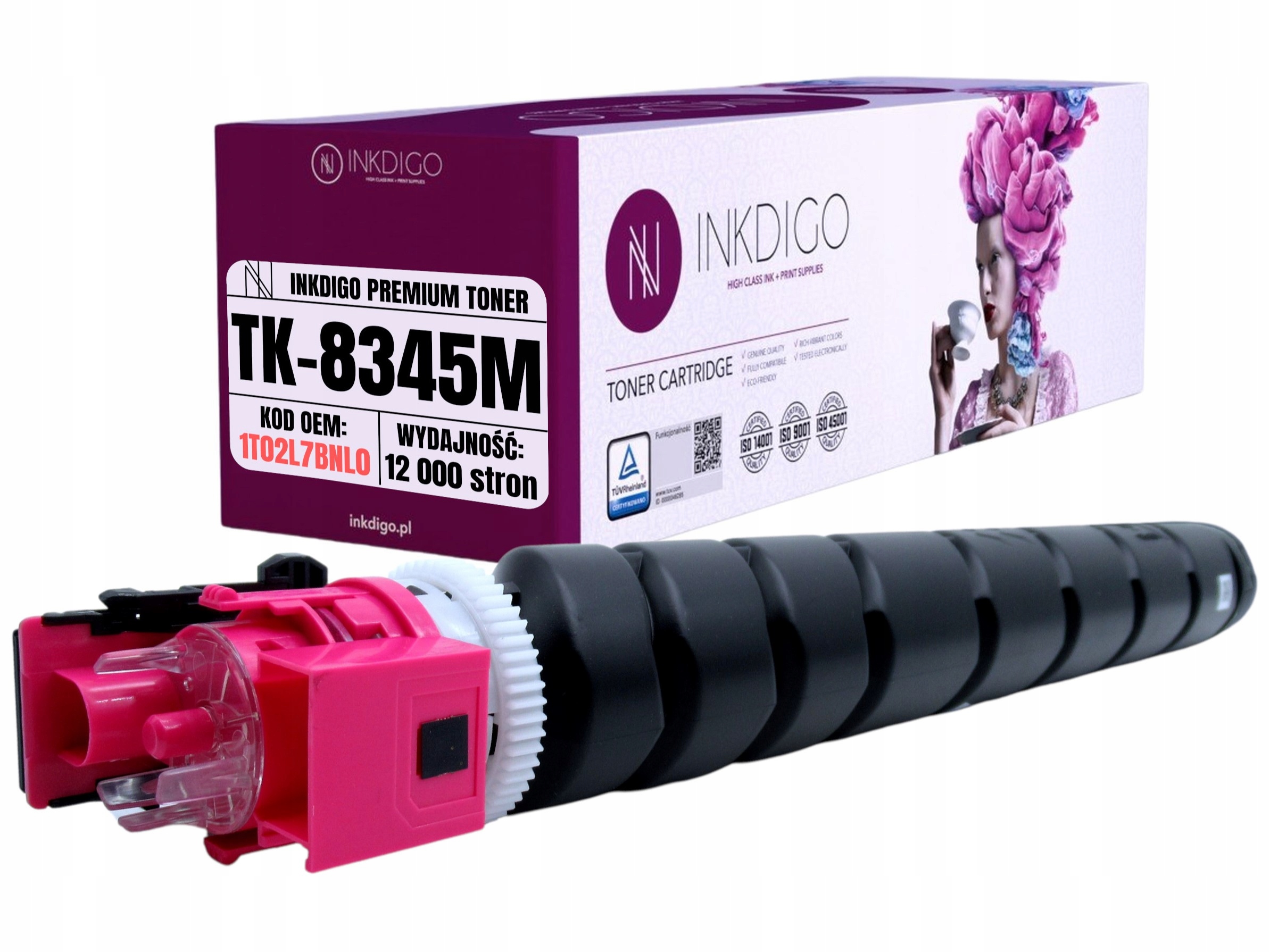 Náhradní toner TK8345M pro tiskárny Kyocera TASKalfa 2552 ci 2553 ci