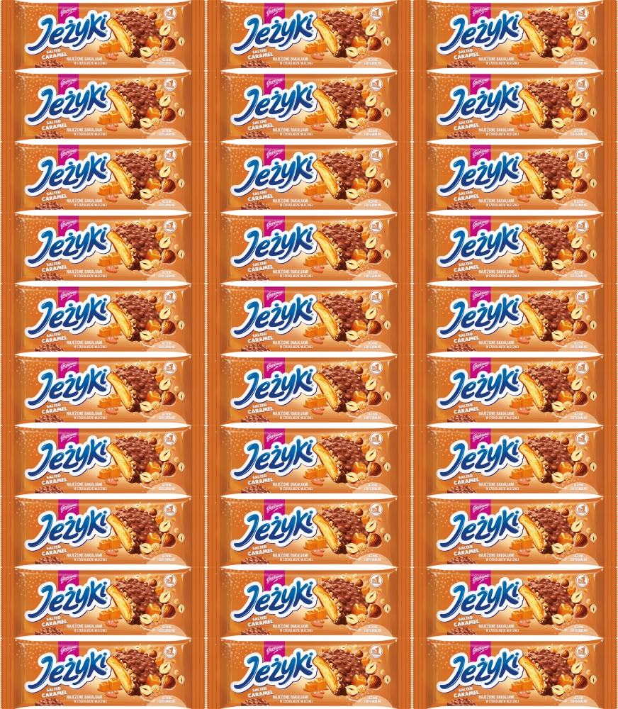 Goplana Jeżyki Orzech Słony Karmel 140g x30