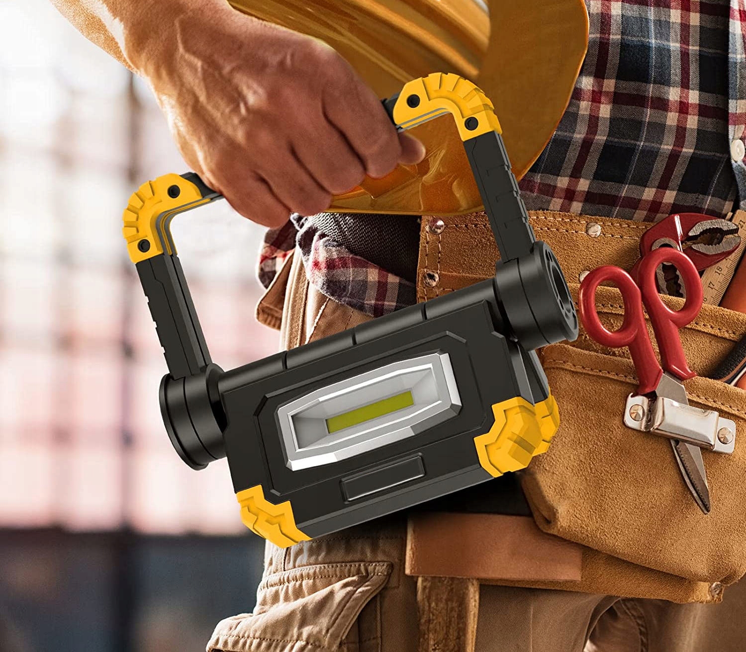 HALOGEN LED LAMPA AKUMULATOROWA WARSZTATOWA 20W Stan opakowania oryginalne