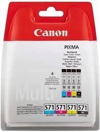 Canon 4pack CLI-571 Cmyk CLI 571 Cmyk
