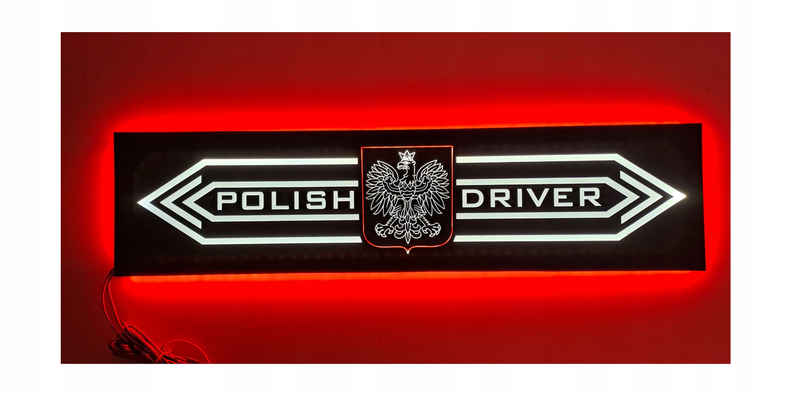 Led tabuľa Polish Driver nad posteľ s podsvietením kabíny Tir Lkw