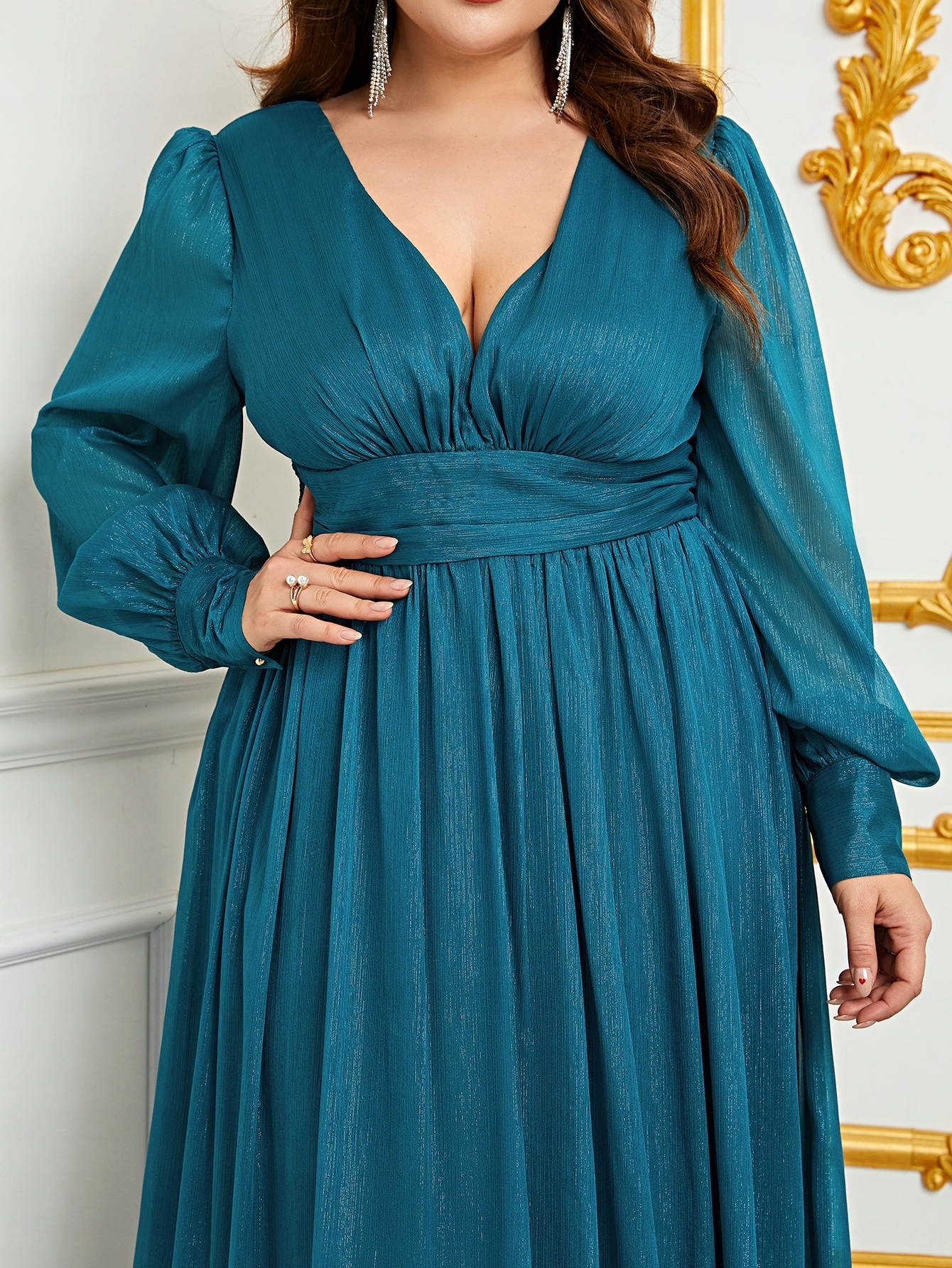 Večerní Šaty Faeriesty S Rozšířeným Šifonem Šaty 4XL