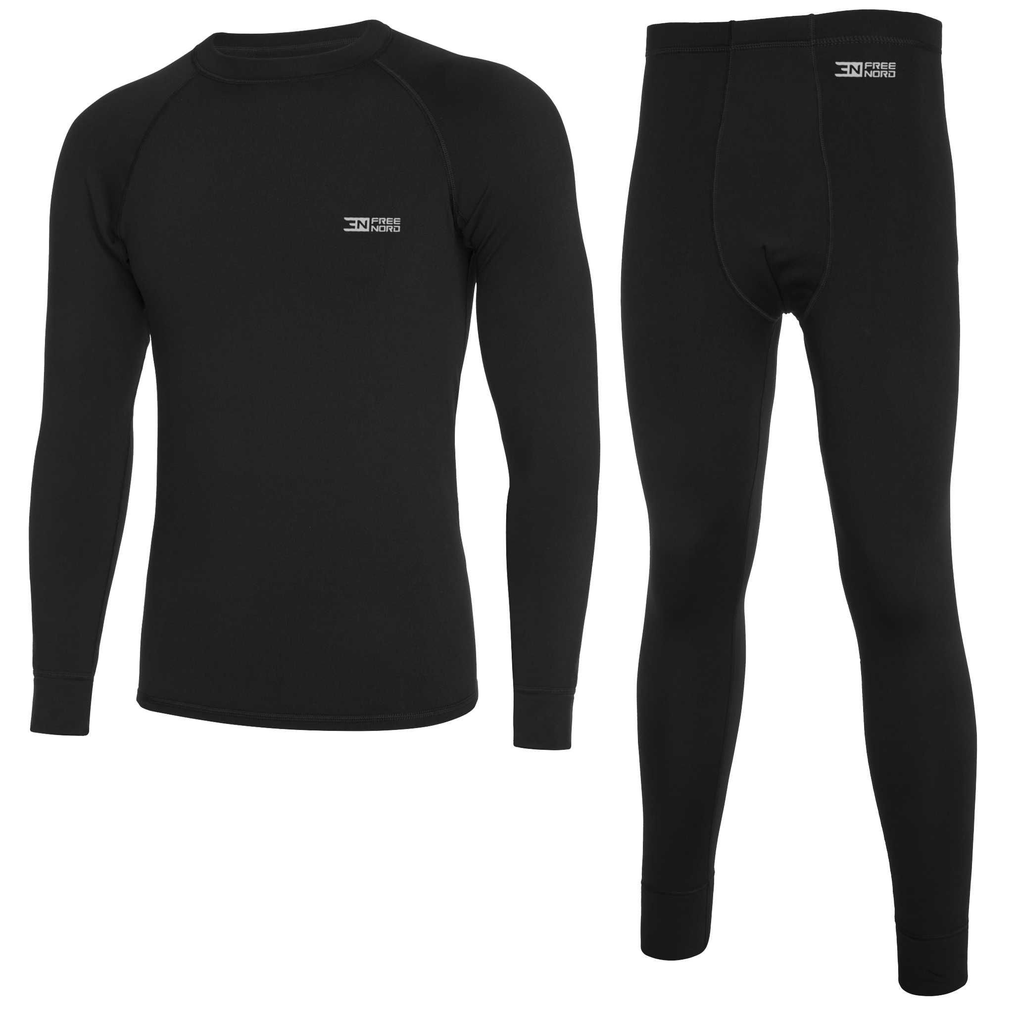 Ciepła Bielizna Termoaktywna Black M