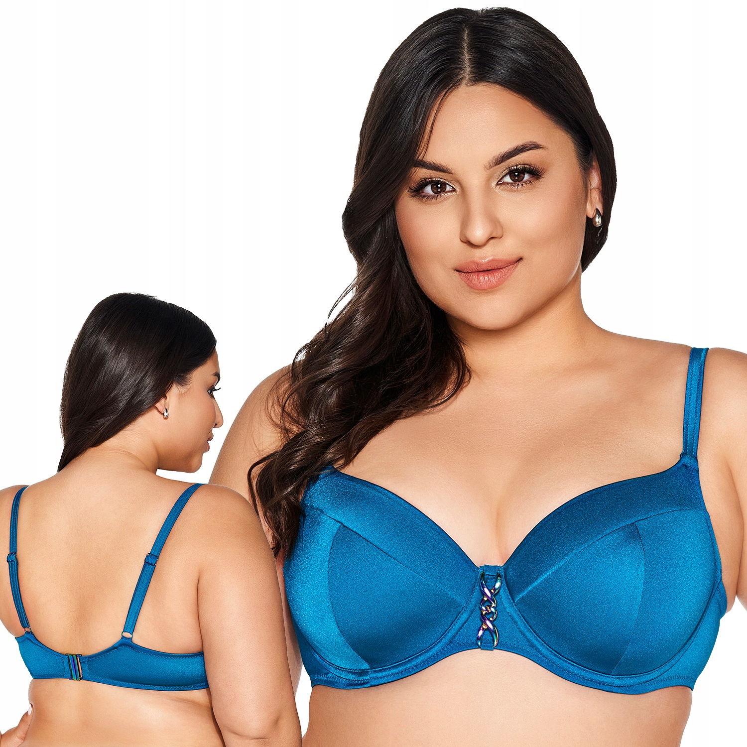 Ava SK-13 azure Plavky modré Vyztužená podprsenka 95E