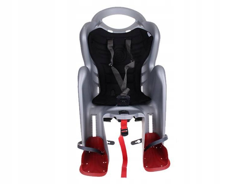 Fotelik rowerowy Bellelli Mr Fox Clamp Srebrny