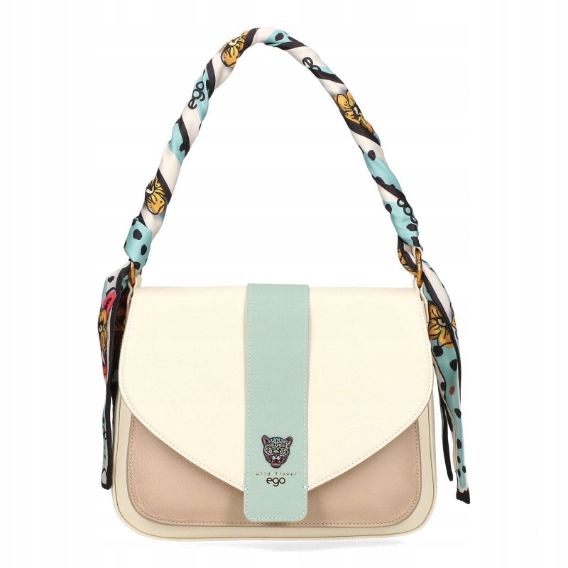 Dámská kožená modulární kabelka Ego A5 přes rameno, crossbody, šátek