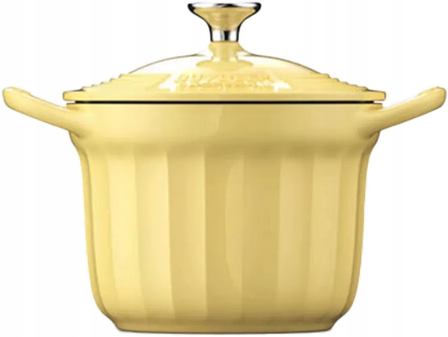 BUYDEEM Emaliowane naczynie żeliwne 1,8L, CP541, Mellow Yellow — 4