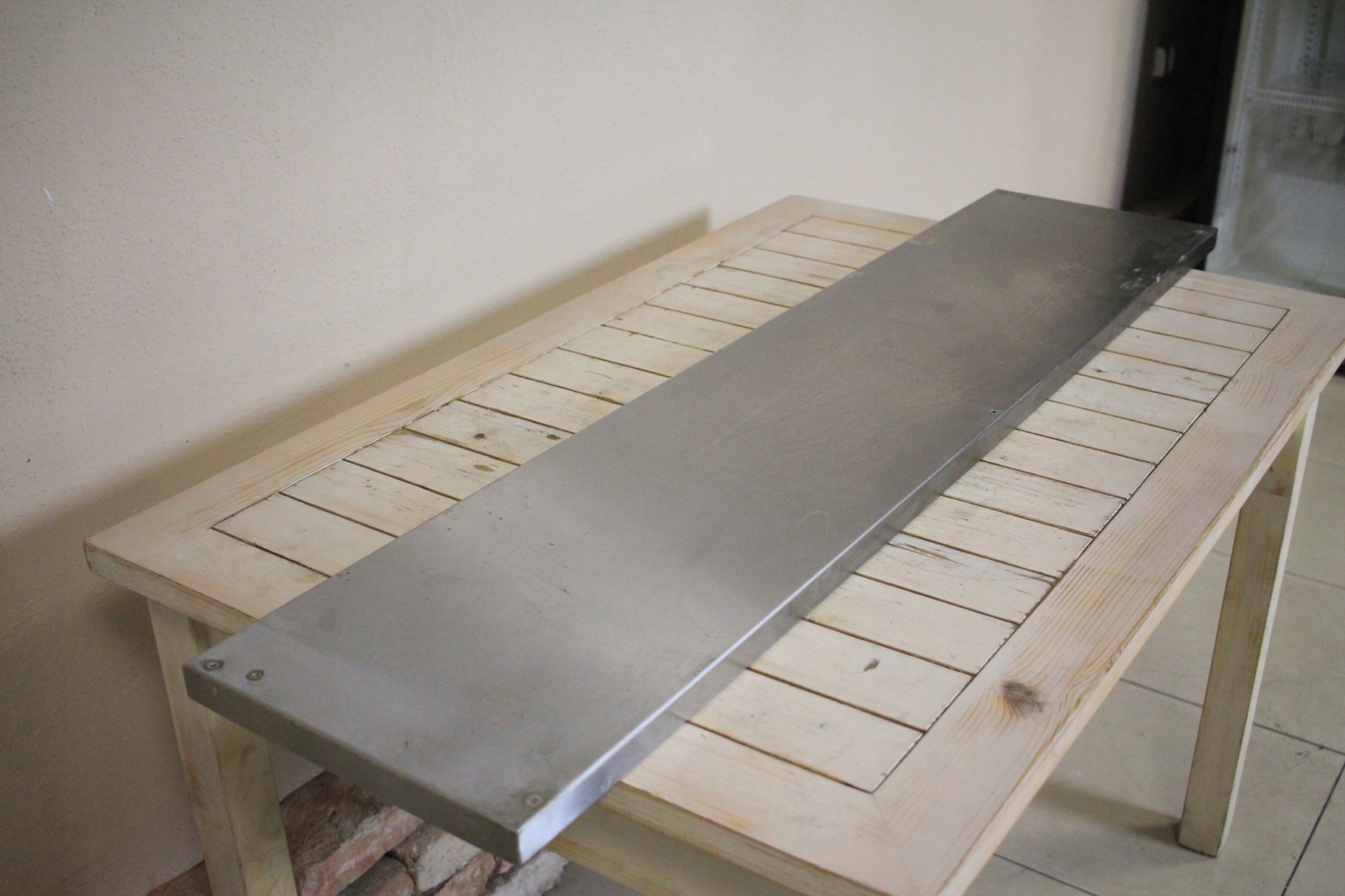 Blat nierdzewny - 140 x 31 cm