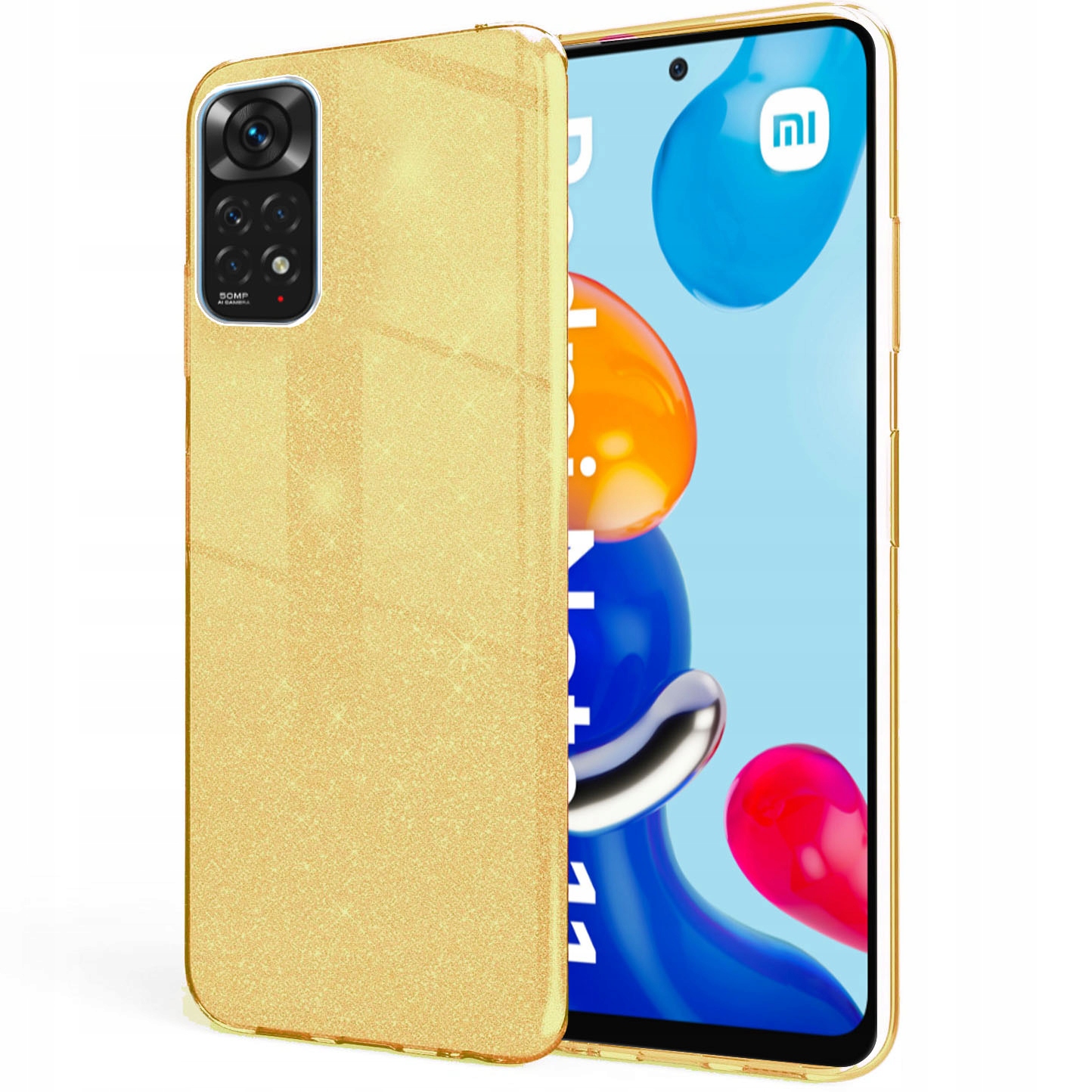 

Etui na Redmi Note 11 Brokat Case Glitter Szkło