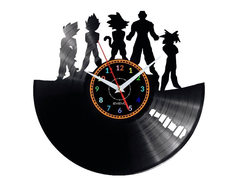 Dragon Ball Manga Nástěnné Hodiny Výjimečný Nápad Na Dárek K Narozeninám