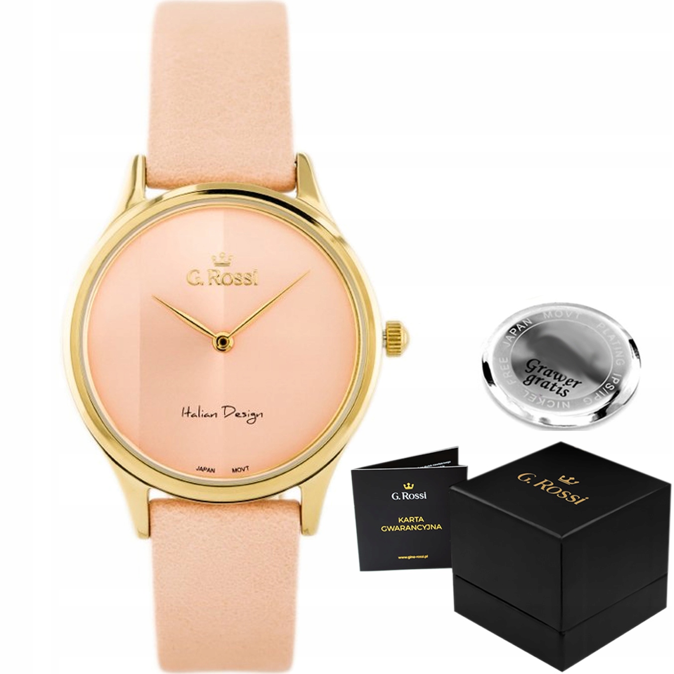 Dámské hodinky G. Rossi Greca jako dárek Krabička