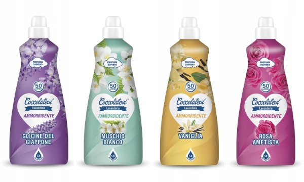 Levně Coccolatevi Sada 4 Tekutá aviváž a změkčovačů prádla 1,25 l