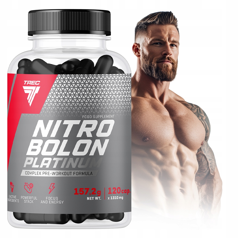 TREC NITROBOLON PLATINUM 120 капс. СИЛА НАСОСА МАССА ПЕРЕД ТРЕНИРОВКОЙ