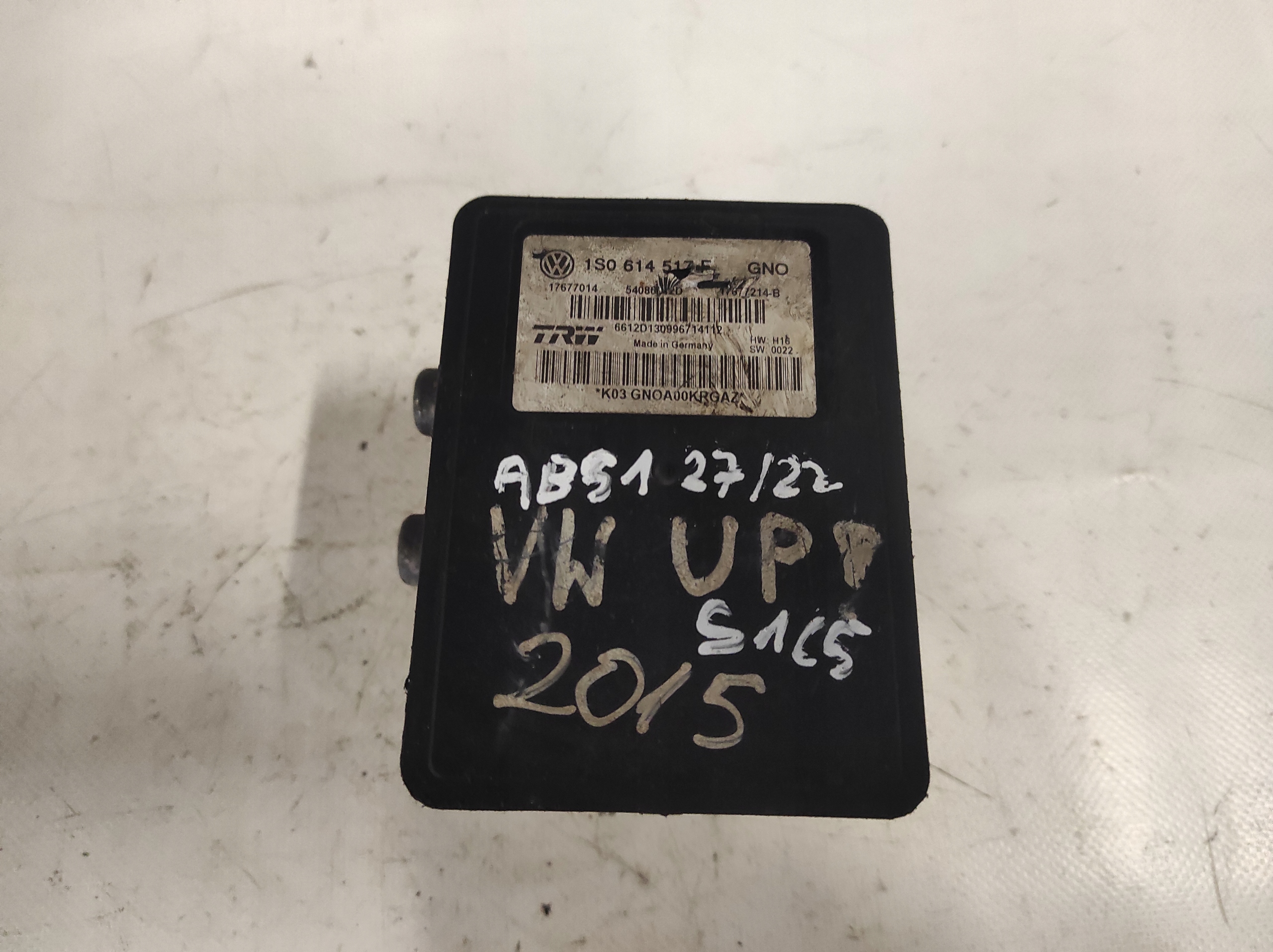 pump control unit ABS VW UP TRW 1S0614517 F