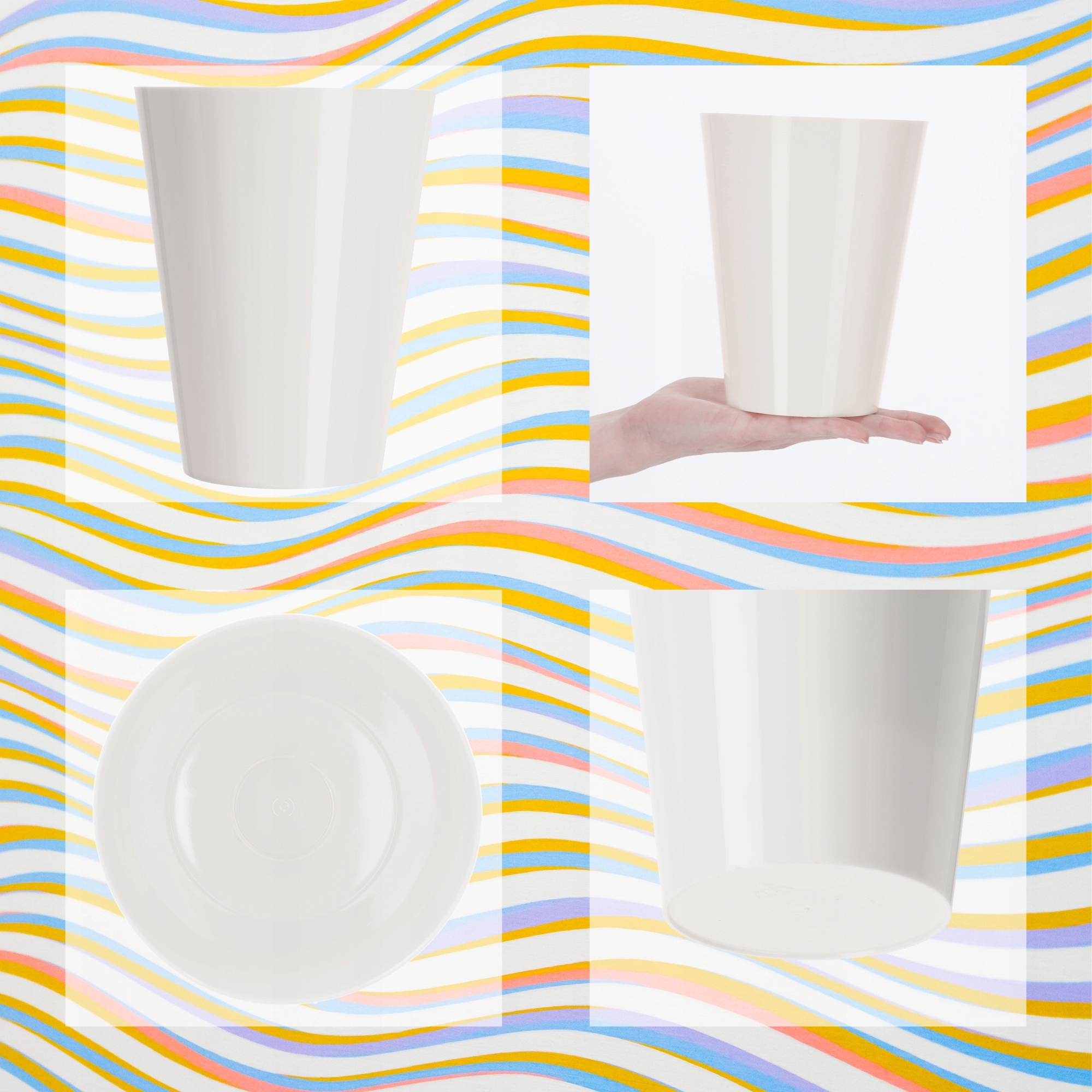 DONICZKA OSŁONKA NA STORCZYK KWIETNIK PLASTIKOWA ROŚLINY 13 CM BIAŁA KADAX Rodzaj osłonka