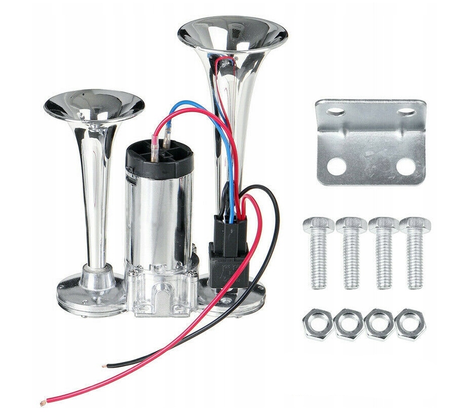 Klakson 12V 600DB chromowany z ABS