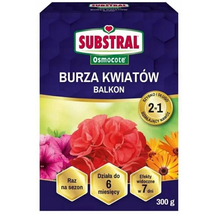 

Substral Nawóz do kwiatów 2w1 Burza Kwiatów 300g