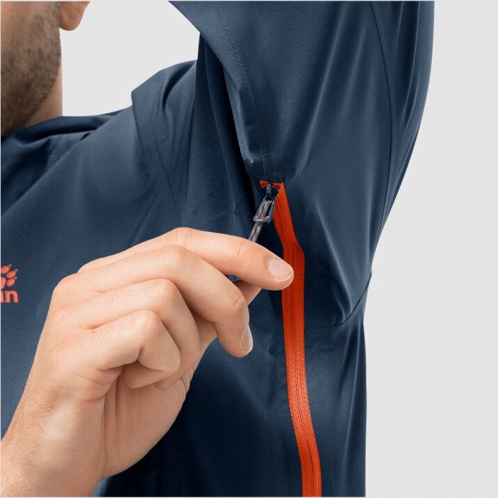 HARDSHELL MĘSKI JACK WOLFSKIN GÓRSKI W GÓRY M Długość do bioder