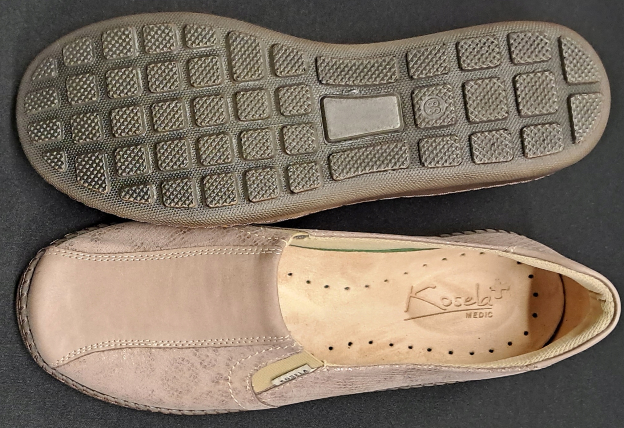 KOSELA MEDIC BUTY NA HALUKS-DUŻA TĘGOŚĆ-9295-BEŻ- R.40 Rozmiar 40