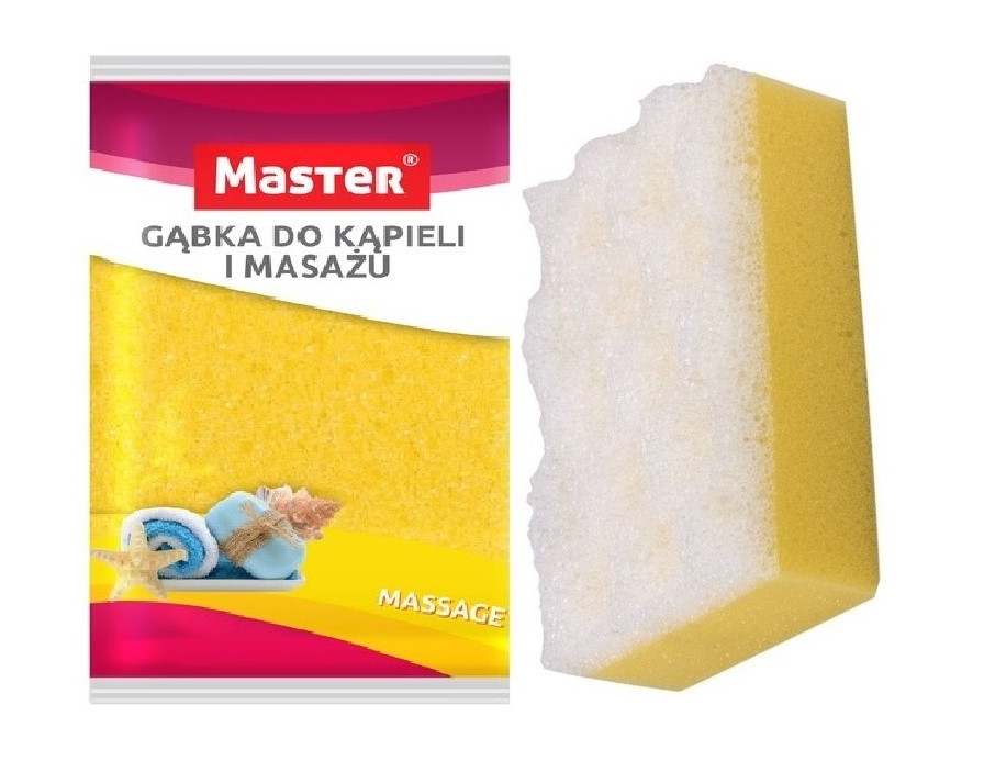 GĄBKA KĄPIELOWA Z MASAŻEREM GĄBKA DO KĄPIELI I MASAŻU 9x14cm (1) RED PLAST EAN (GTIN) 9788967543075
