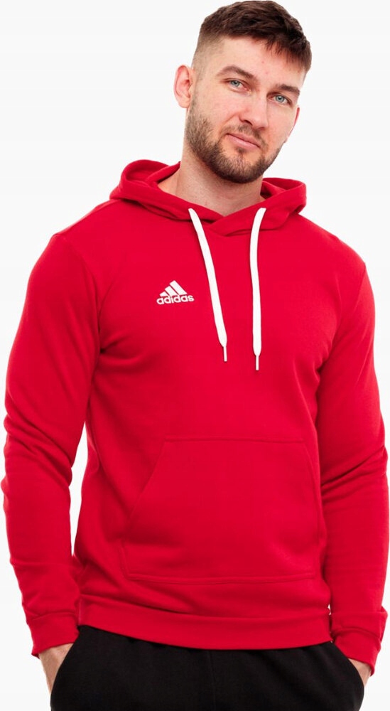 Pánská Mikina Adidas Entrada 22 Hoody Červená H57514 velikost 2XL