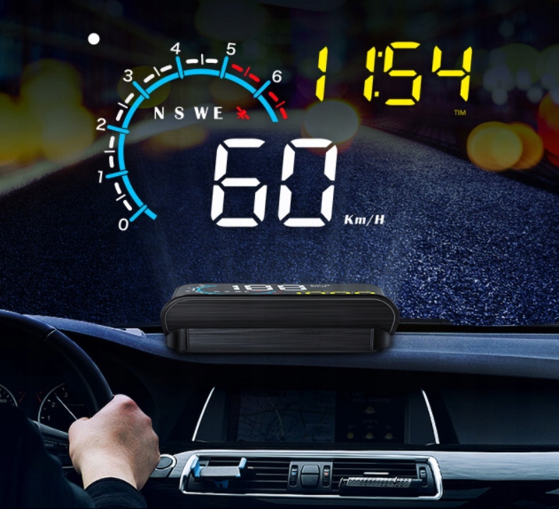 WYŚWIETLACZ PROJEKTOR LED LCD HUD OBD2 GPS USB M12 EAN (GTIN) 4027449937342