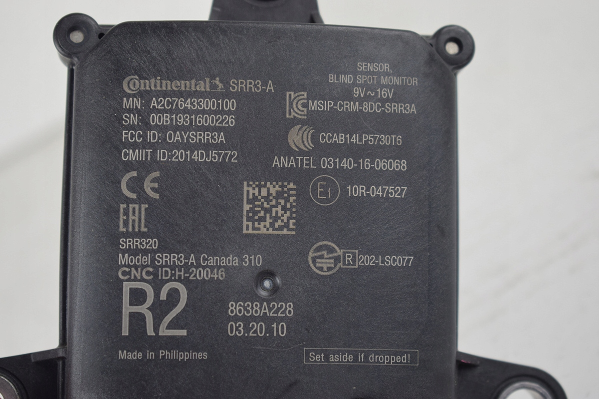 Sensor SENSOR RADAR MITSUBISHI OUTLANDER A2C7643300100