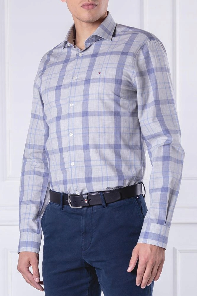 Tommy Hilfiger Bavlněná Kostkovaná Košile Slim (41)