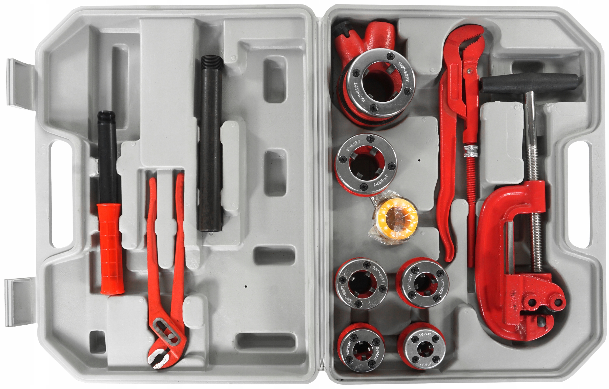 GWINTOWNICA RĘCZNA DO RUR Z GRZECHOTKĄ NARZYNKAMI NARZYNKA KLUCZ OCINAK 10e Kod producenta V07515