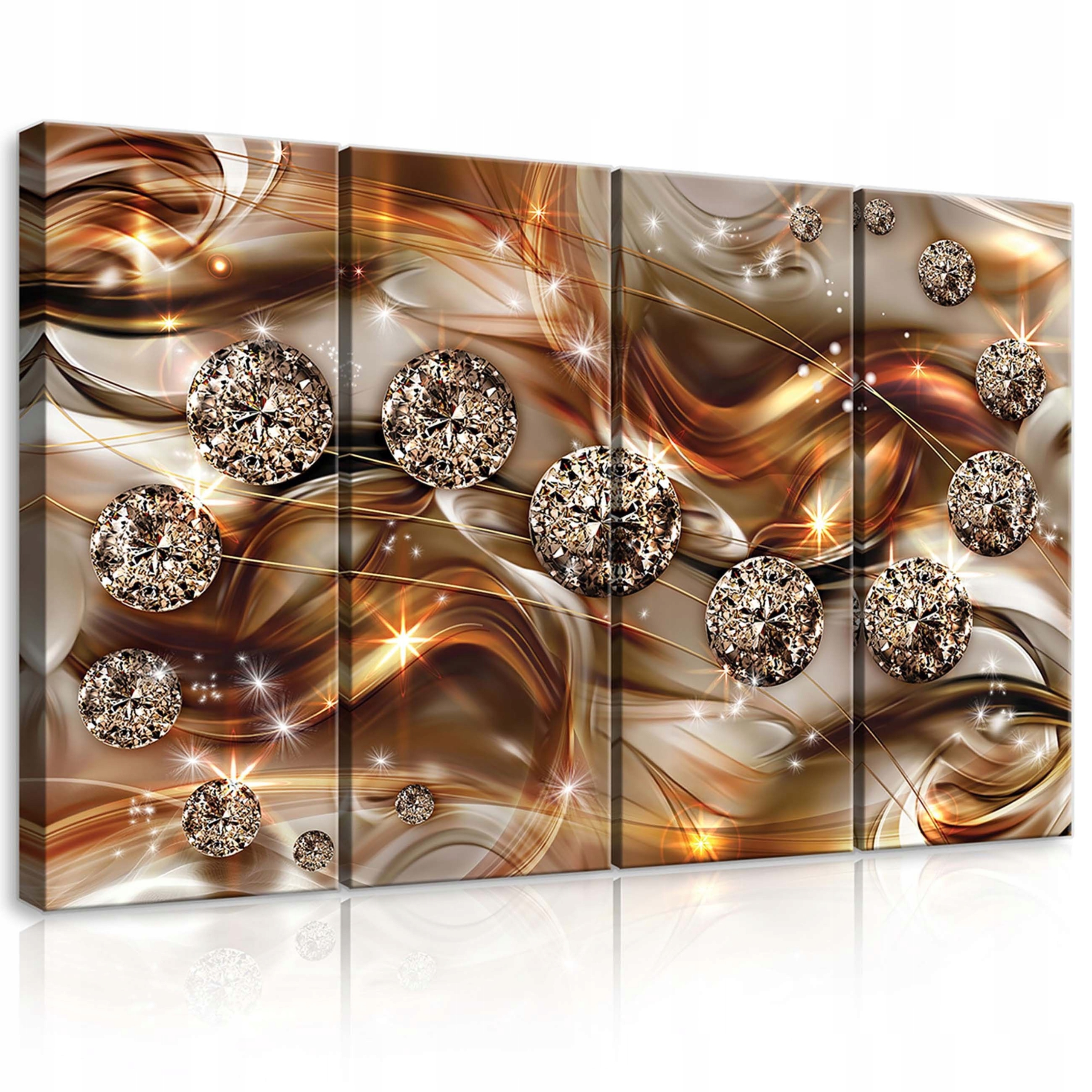 Obraz 120x80 Diamanty lesk luxus abstrakcia moderné zlato stena