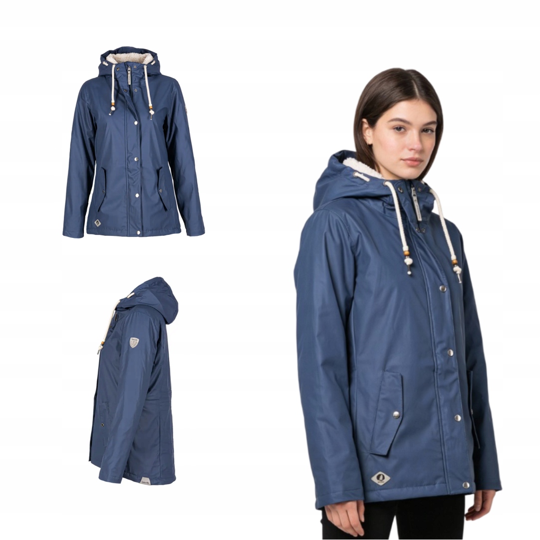 Zateplená dámská bunda proti dešti s kožešinou Teide Captain Mike XX