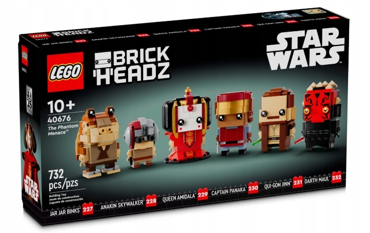 Lego 40676 BrickHeadz Star Wars Temné přízrak Phantom Menace Nové