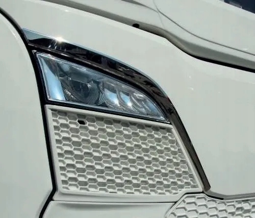 Scania Ng Tłoczone Listwy Nierdzewne Środkowych Halogenów chrom