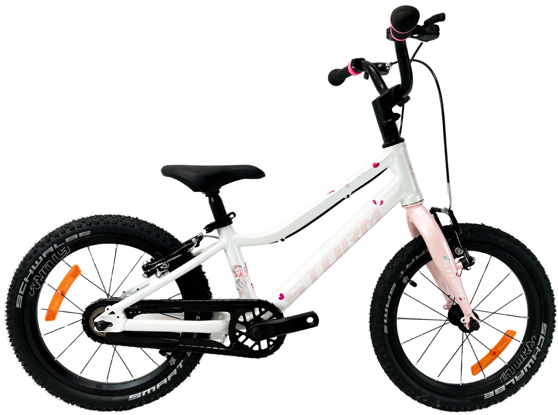 Rower Dziecięcy 16 cali Storm Polly Light lekki 6,5 Kg perła