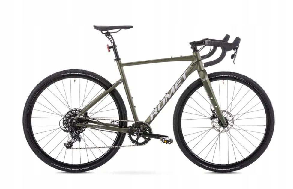 Rower Romet BOREAS 2 54 M zielono-grafitowy Gravel