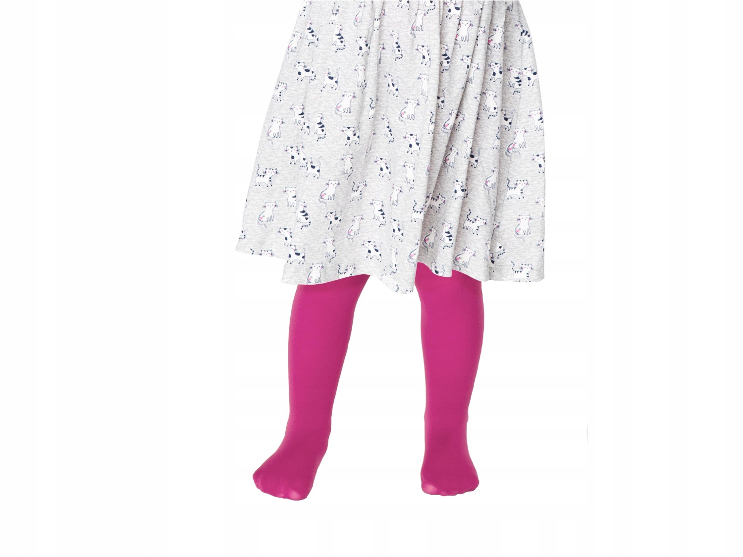 

Kryjące rajstopy dziecięce Pippi 40 pink 128/146