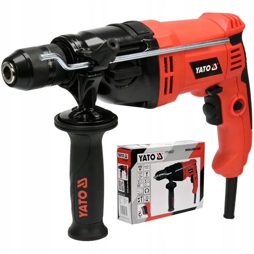 

Yato Wiertarka Udarowa 2BIEGI 850W 13mm YT-82037
